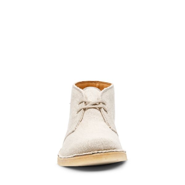 Clarks Womens Desert Boot Ankle Boots Beige | UK-8625197